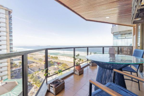 Flat acolhedor com vista para o mar e de frente para a praia na Barra da Tijuca